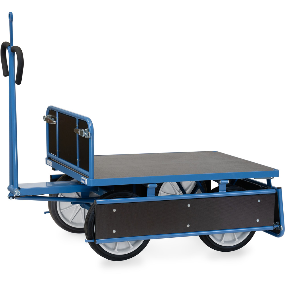 fetra® Handpritschenwagen 6454VZ mit Bordwänden, Zugöse