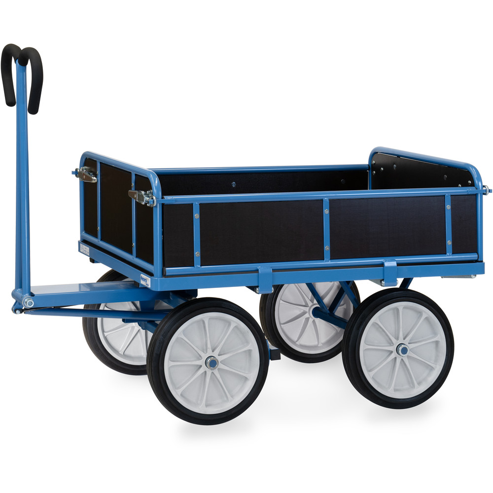 fetra® Handpritschenwagen mit Bordwänden 6454V