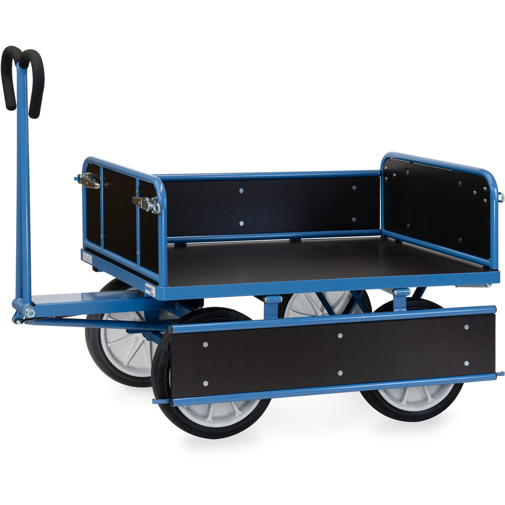 fetra® Handpritschenwagen mit Bordwänden 6454V