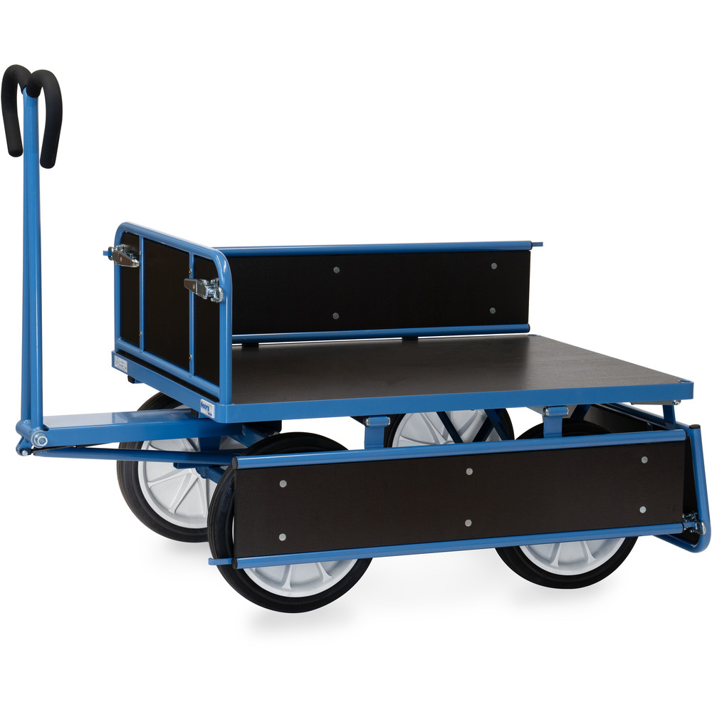 fetra® Handpritschenwagen mit Bordwänden 6454V