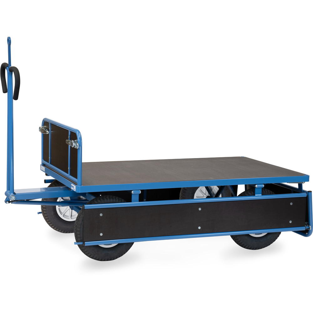fetra® Handpritschenwagen 6455LZ mit Bordwänden, Zugöse