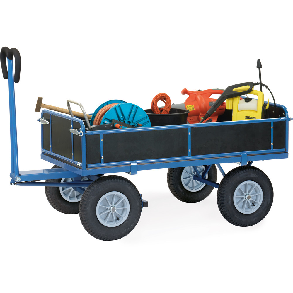 fetra® Handpritschenwagen mit Bordwänden 6455L