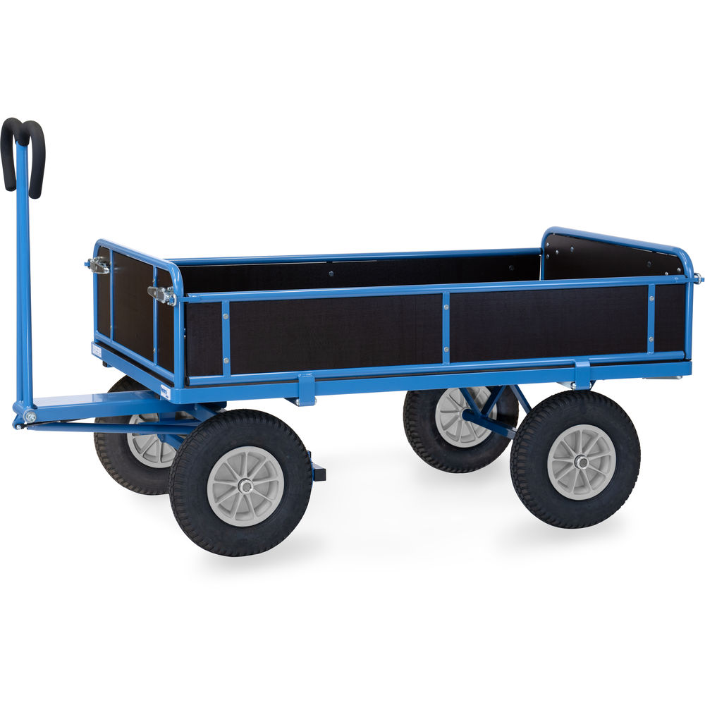 fetra® Handpritschenwagen mit Bordwänden 6455P