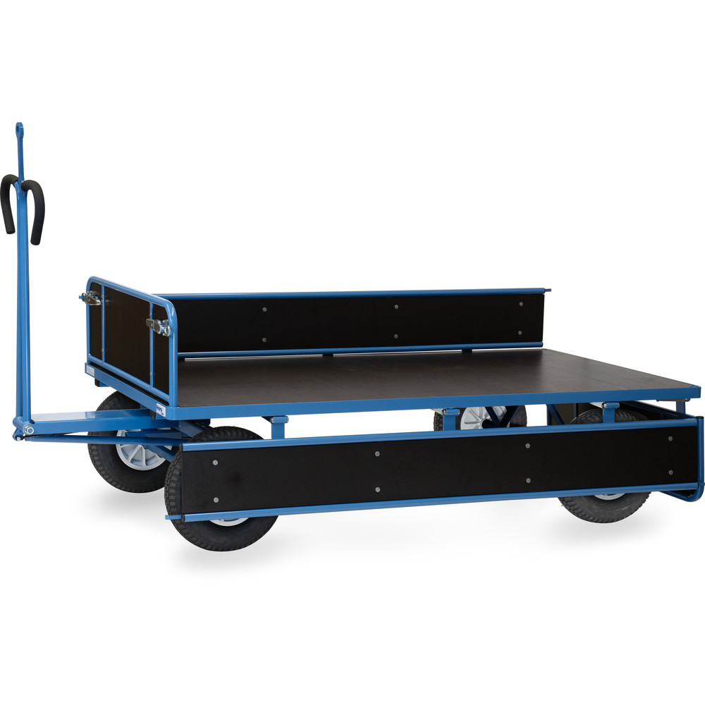 fetra® Handpritschenwagen 6456LZ mit Bordwänden, Zugöse