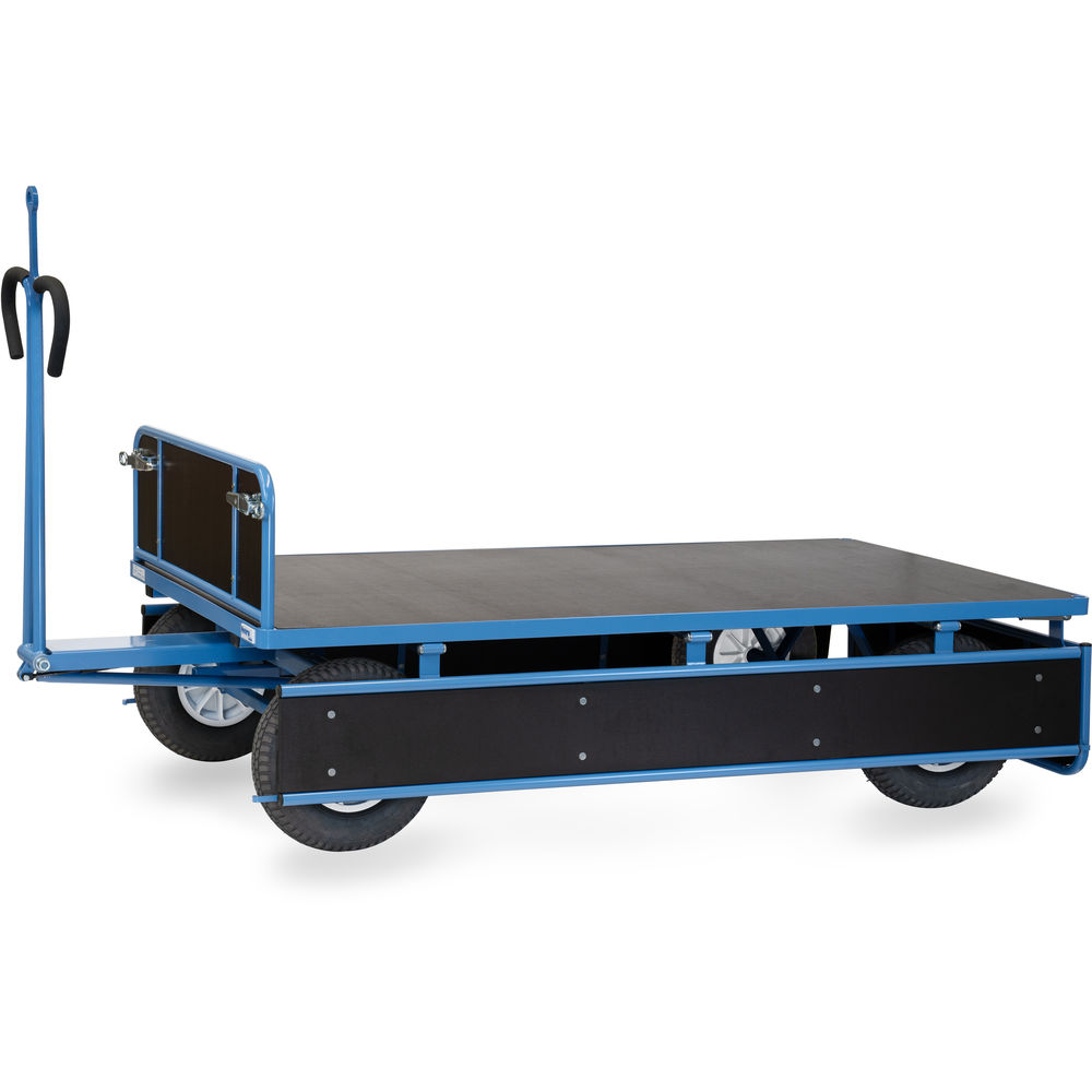 fetra® Handpritschenwagen 6456PZ mit Bordwänden, Zugöse