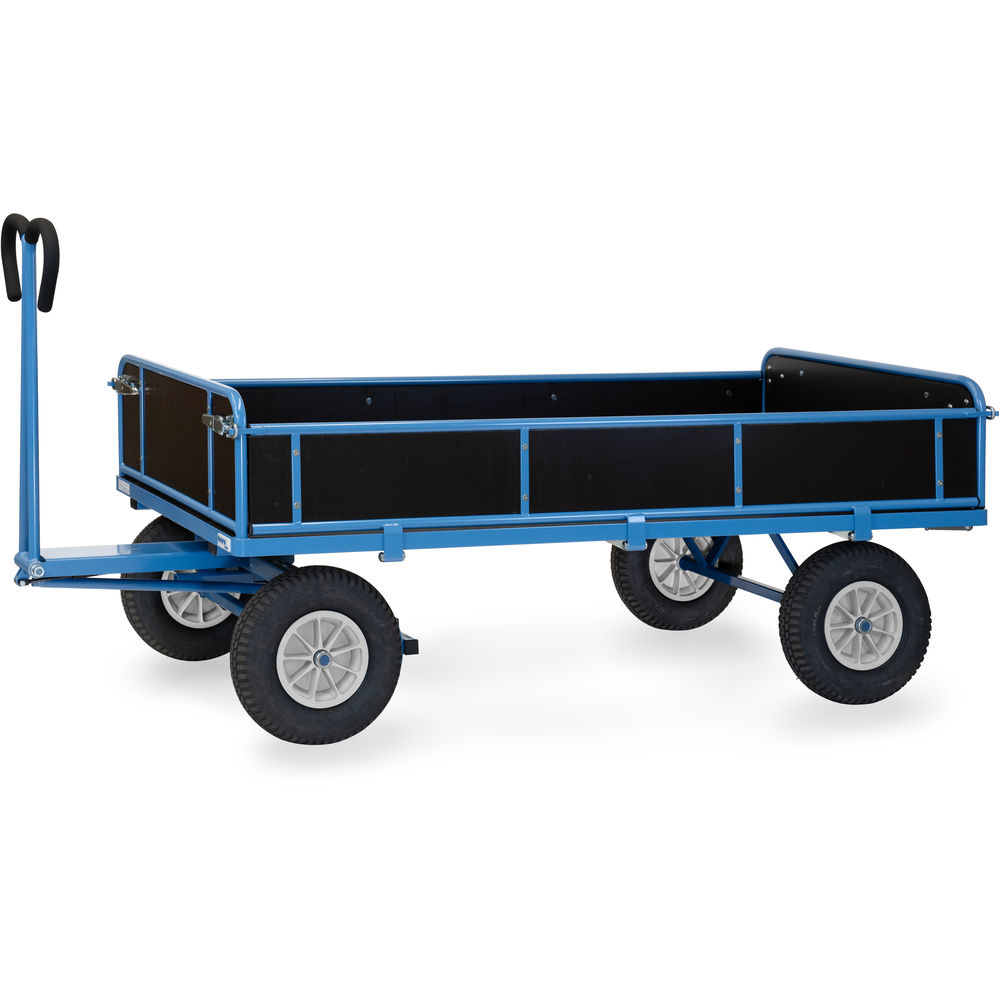 fetra® Handpritschenwagen mit Bordwänden 6456P