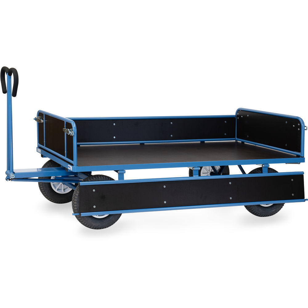 fetra® Handpritschenwagen mit Bordwänden 6456P