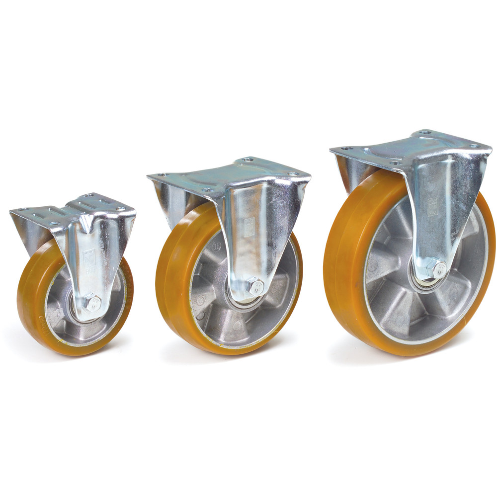 fetra® Bockrolle Polyurethan 200 x 50 mm