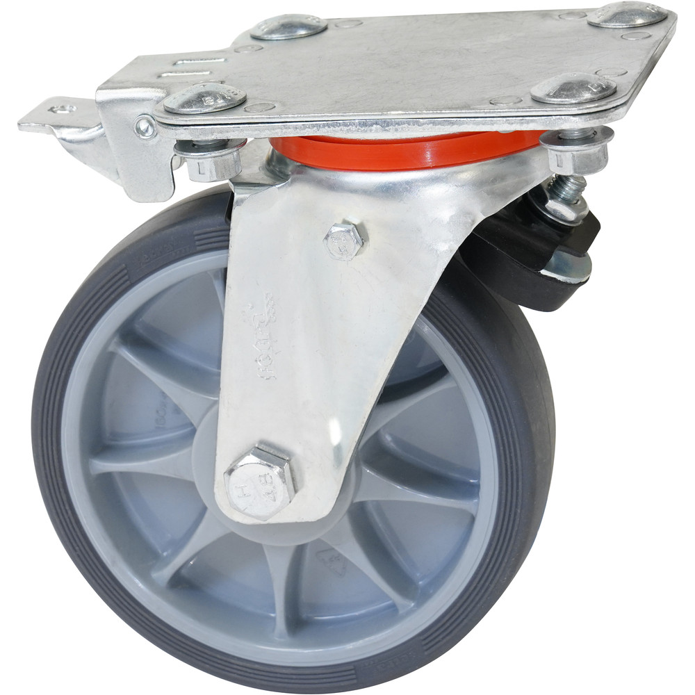 fetra® Lenkrolle TPE für TOTALSTOP 160 x 40 mm