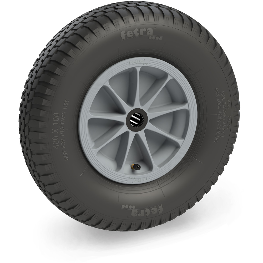 fetra® Luftrad 72121G - 400 x 100 mm