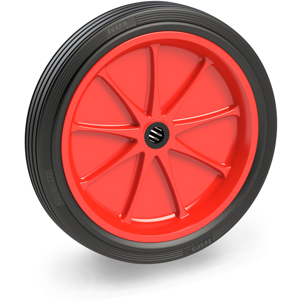 fetra® Vollgummmirad 72221R - 400 x 74 mm