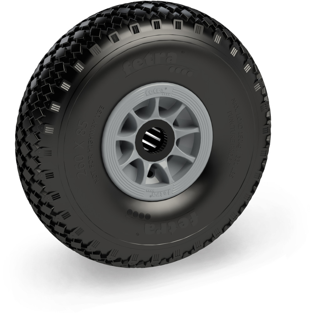 fetra® PU-Rad 72607G - 260 x 85 mm