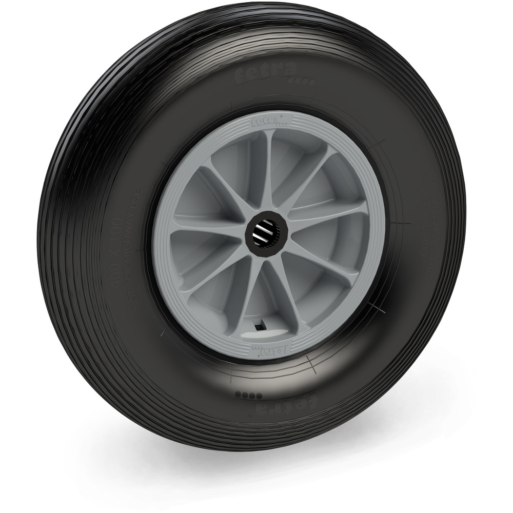 fetra® PU-Rad 72620G - 400 x 100 mm