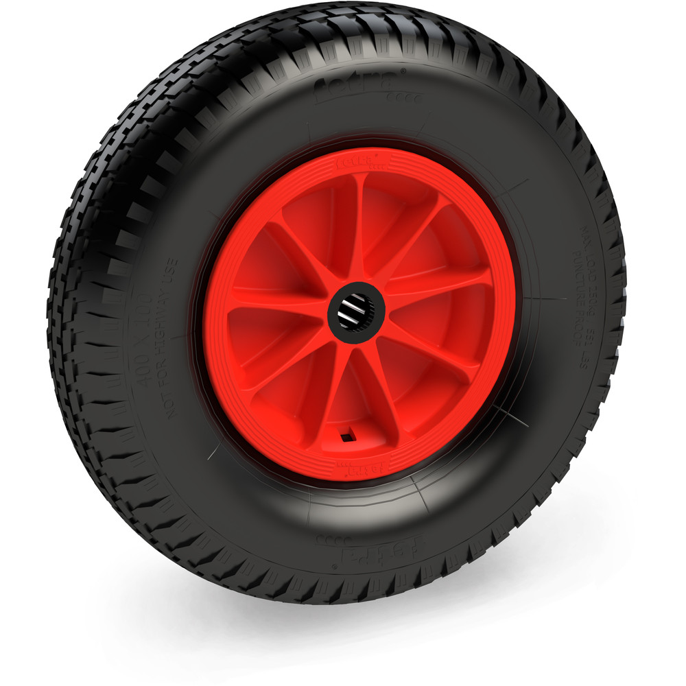 fetra® PU-Rad 72621R - 400 x 100 mm