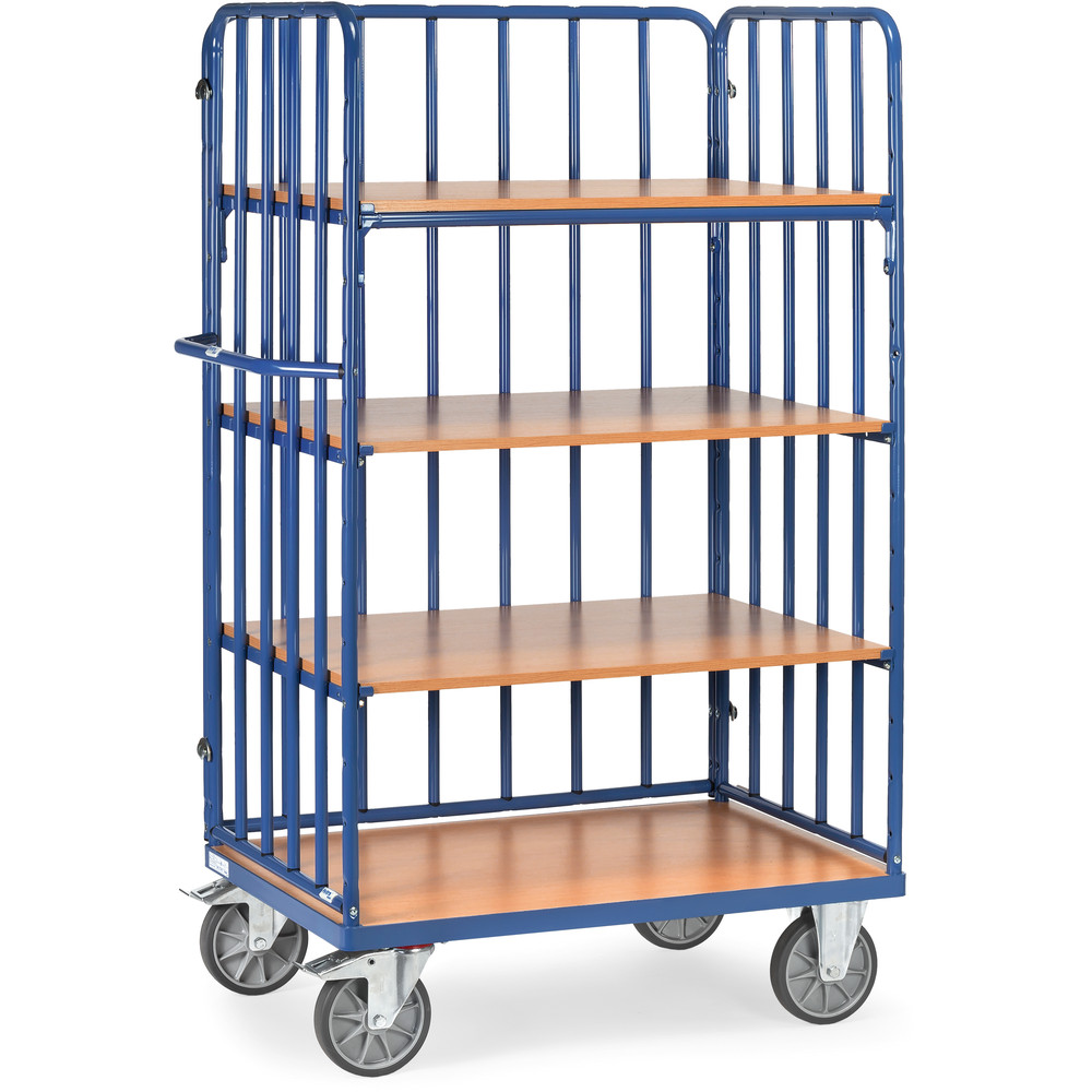 fetra® Etagenwagen mit Rückwand 8312-1