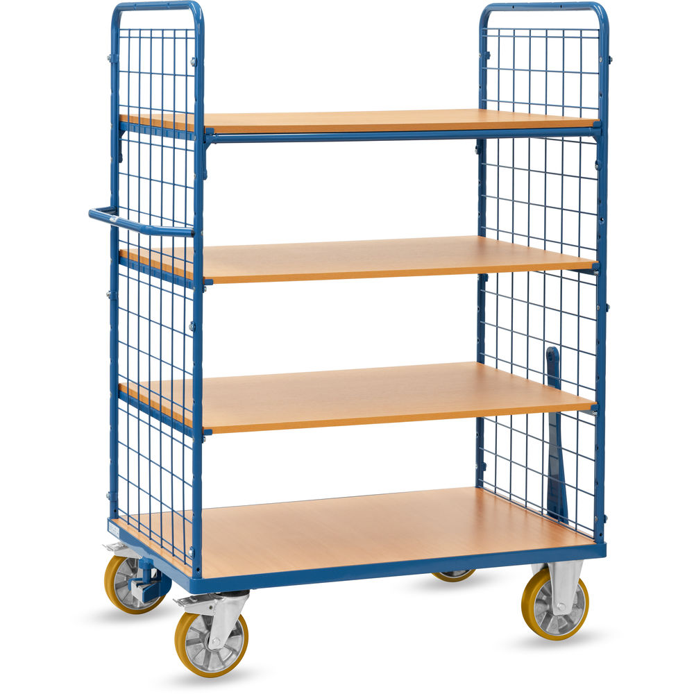fetra® Etagenwagen mit Gitterwänden 8413-RZ