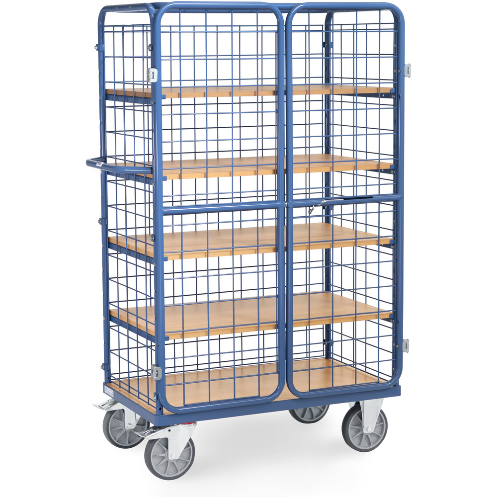 fetra® Etagenwagen mit Türen 8581-3DE