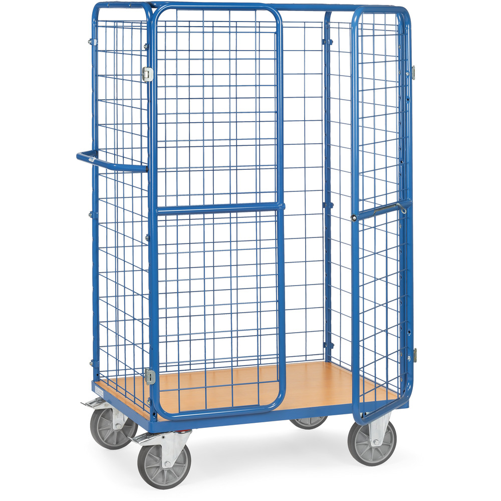 fetra® Paketwagen mit Türen und Dach 8581-3D