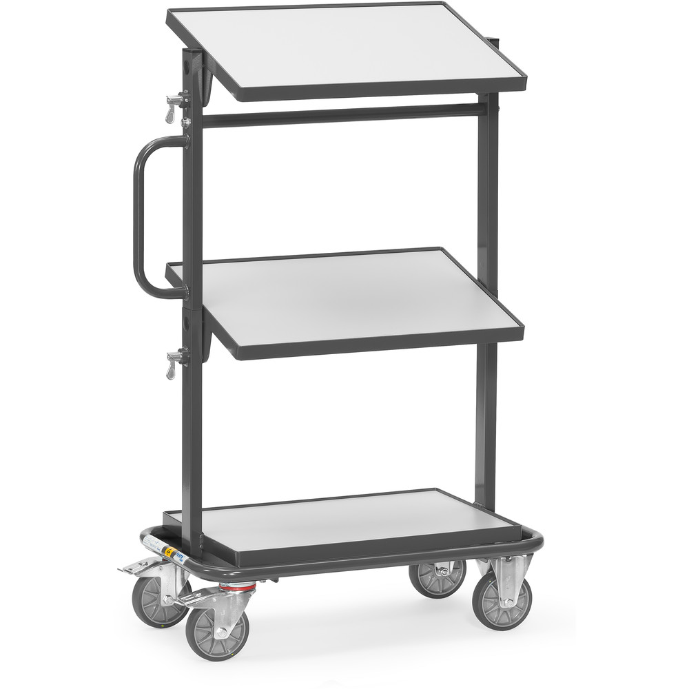 fetra® ESD-Beistellwagen 92911 - elektrisch leitfähig