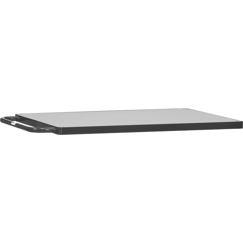 fetra® Tischplattform GREY-EDITION für schwere fetra® Tischwagen 850 x 500 mm