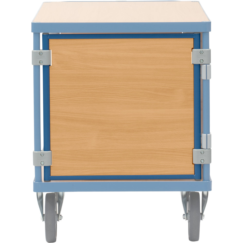 fetra® Stirnwand mit Holz - für Tischwagen 2400