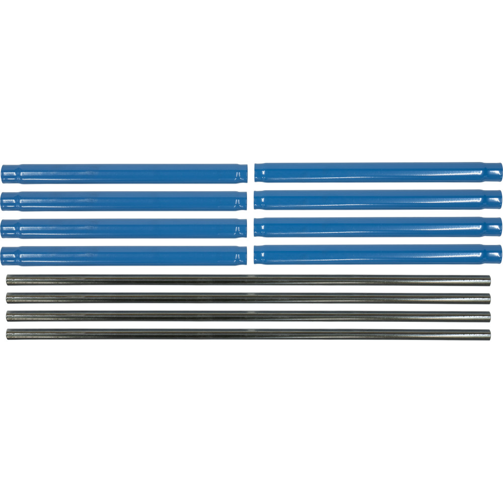 fetra® Stützrohre brillantblau E2420SR für Tischwagen 2420-2423