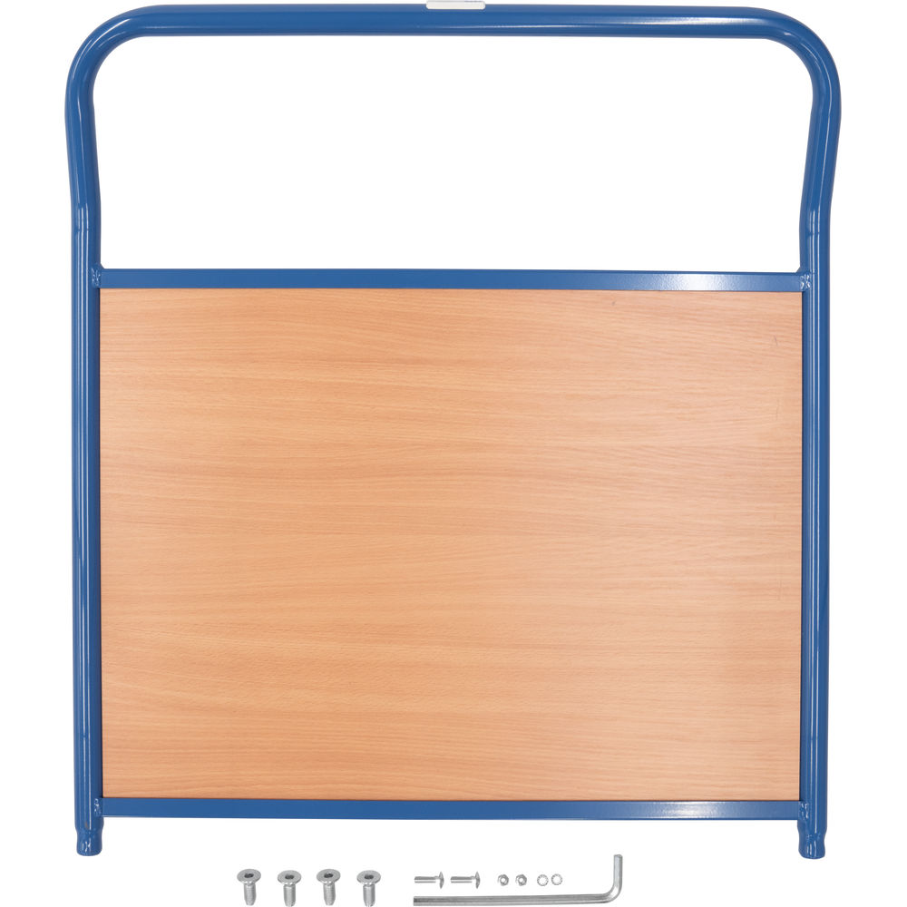 fetra® Stirnwand mit Holz E2551SW für Vierwandwagen