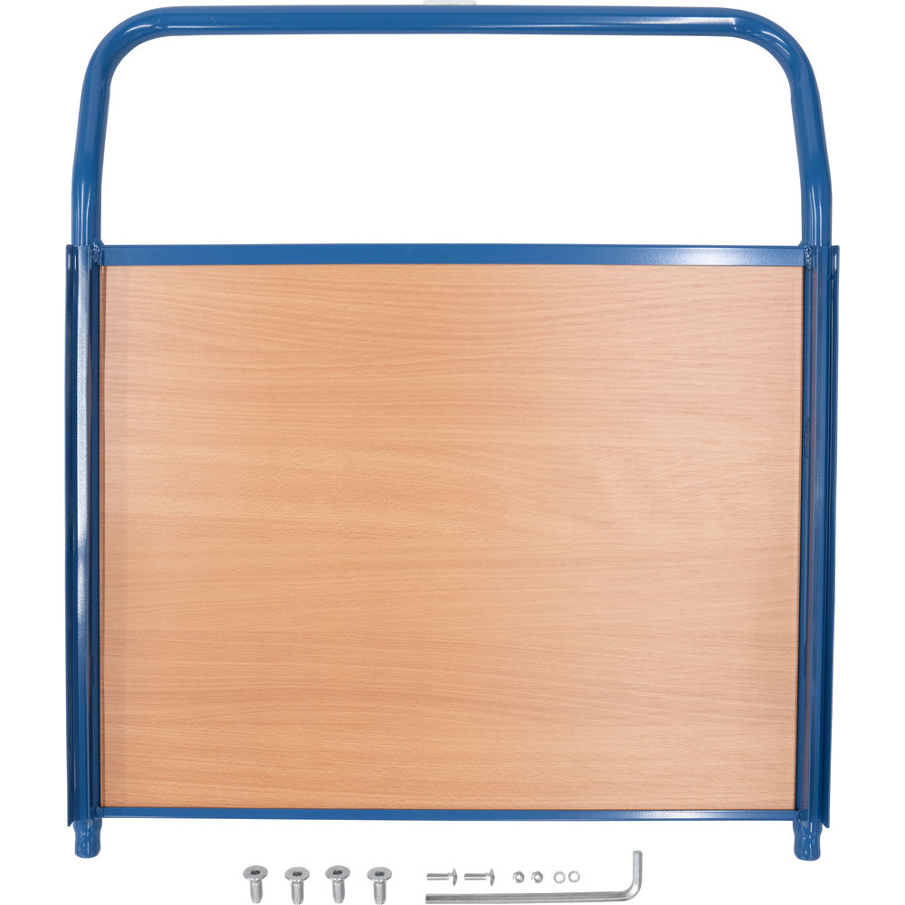 fetra® Stirnwand mit Holz E2551SW für Vierwandwagen