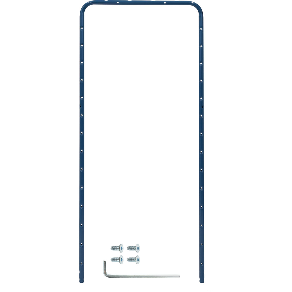 fetra® Stirnbügel brillantblau 600 mm für hohe fetra® Etagenwagen