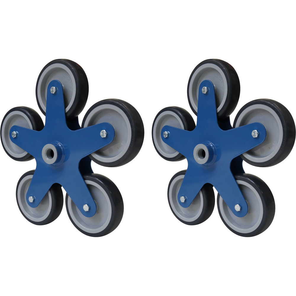 fetra® 5-Radstern für Stahlrohrkarren